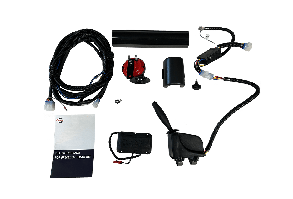 STEELENG Deluxe Light Kit for Club Car Precedent Only (Brake, Horn, Turn signal and Harness) — alternate angle / detail (SKU LIDX01)