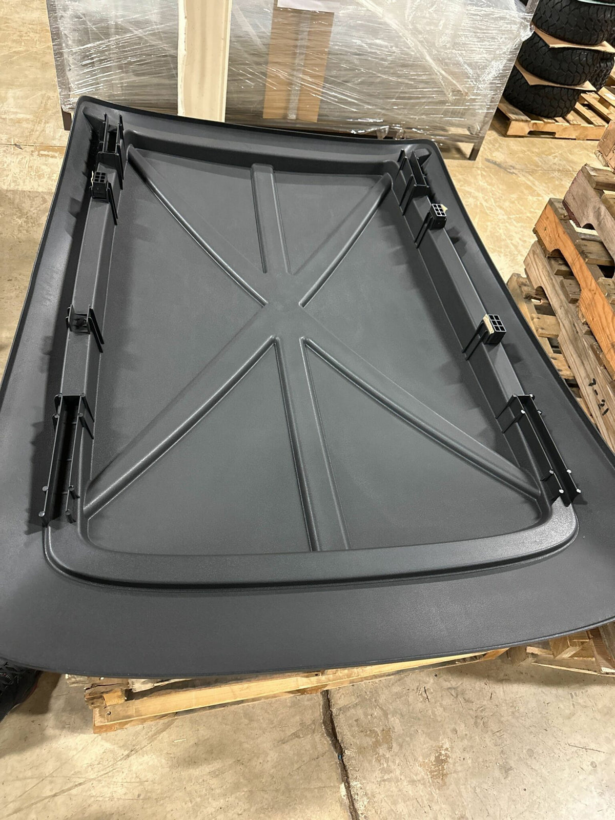 STEELENG MOAB Plastic Roof 54″ — underside / detail (SKU RF0001)