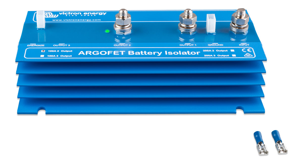 Victron Argofet 100-2 Two batteries 100A — Victron OEM alternate angle (SKU ARG100201020)