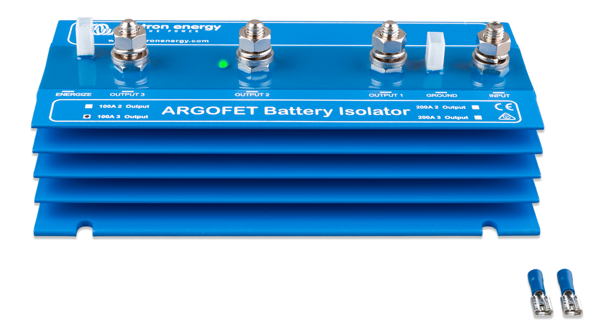 Victron Argofet 100-3 Three batteries 100A — Victron OEM alternate angle (SKU ARG100301020)