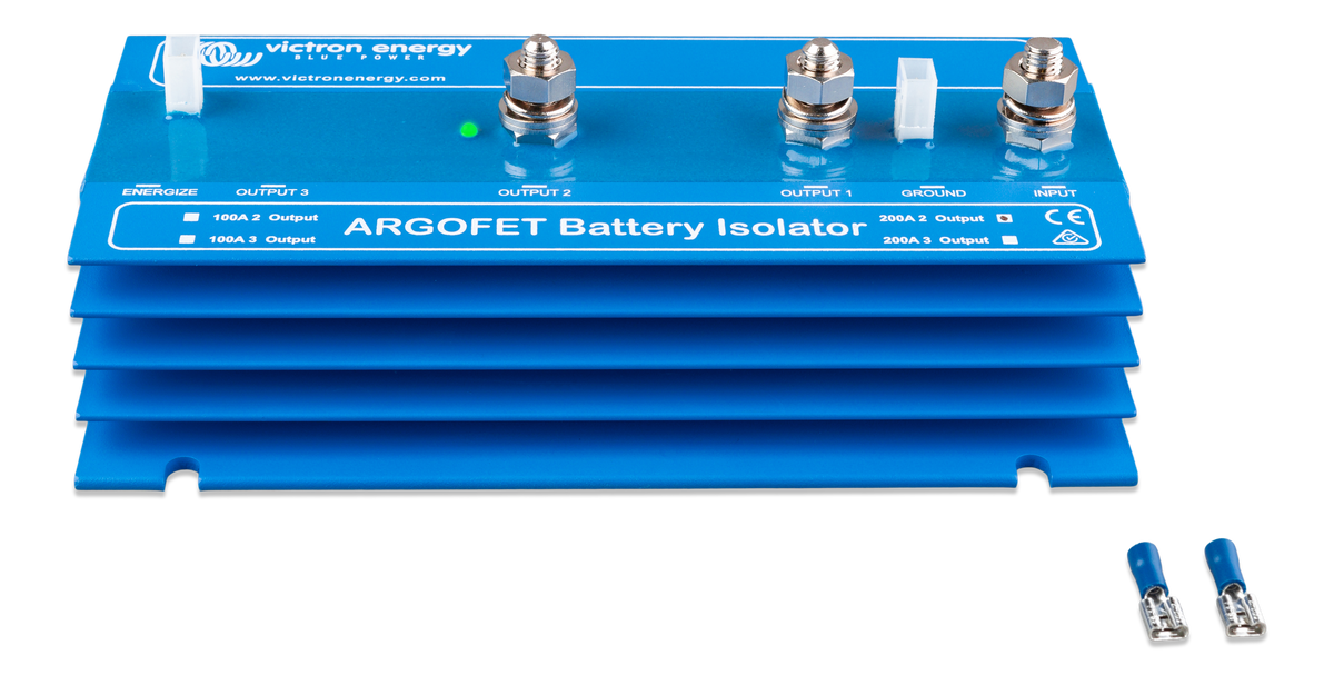 Victron Argofet 200-2 Two batteries 200A — Victron OEM alternate angle (SKU ARG200201020)