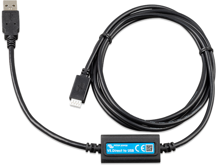 Victron USB extension cable USB extension cable 0,3m one side right angle — Victron OEM alternate angle (SKU ASS060000100)