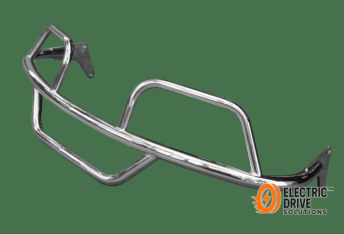 STEELENG Brush Guard, Polished Stainless Steel for EZGO TXT/Freedom/Valor (2014-up) — Electric Drive Solutions