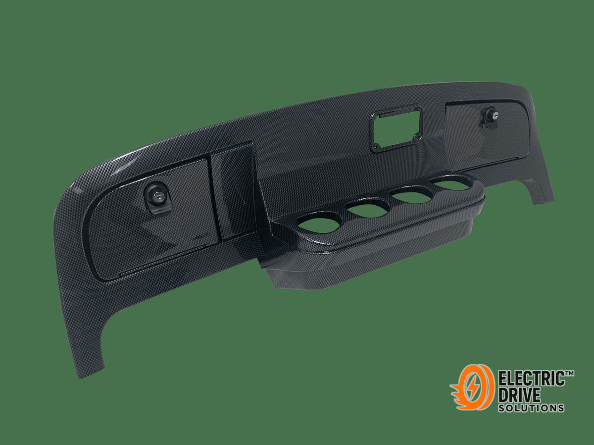 STEELENG EZGO TXT Replacement Carbon Fiber Dashboard w/ Locking Glove Boxes (1996-2013) — Electric Drive Solutions