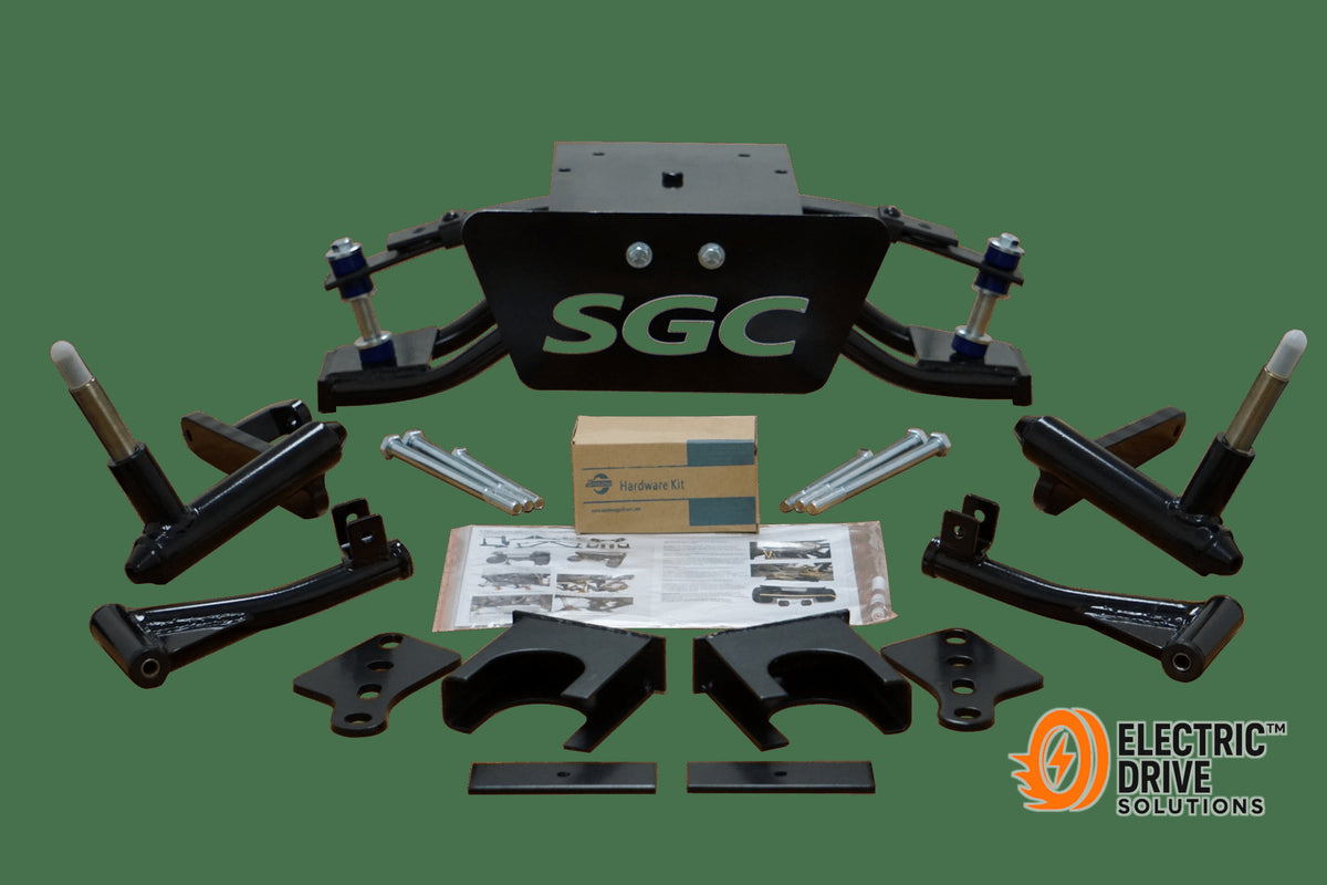 STEELENG Lift Kit, 6-inch Heavy Duty Double A-Arm for Club Car DS (2004.5-up) — Electric Drive Solutions