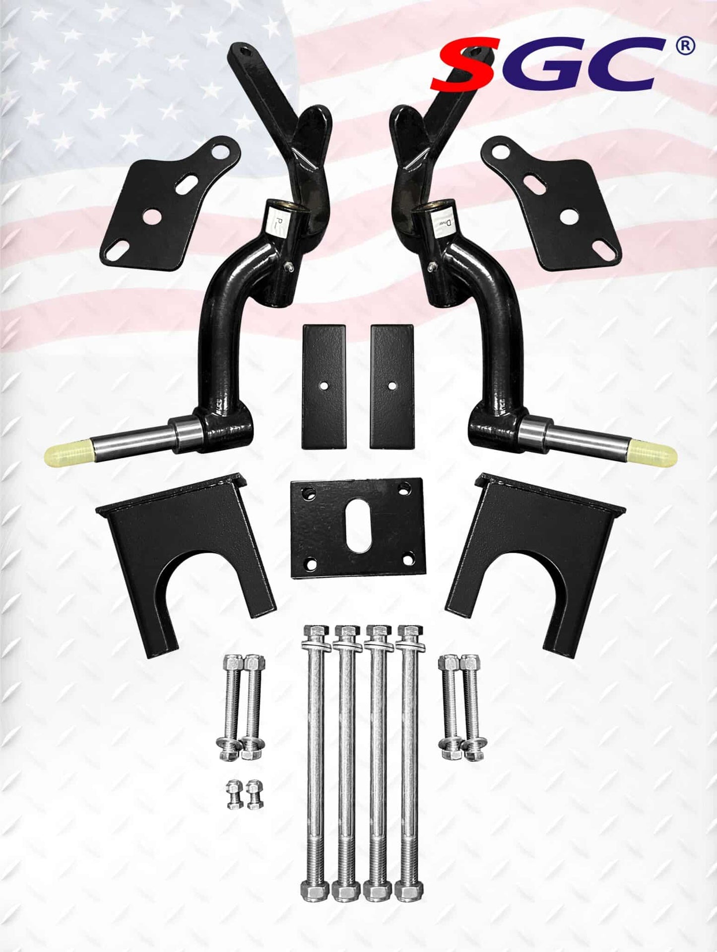 LKDS20 SGC Lift Kit - 6" Spindle Lift Kit for Club Car DS (2004.5-up)