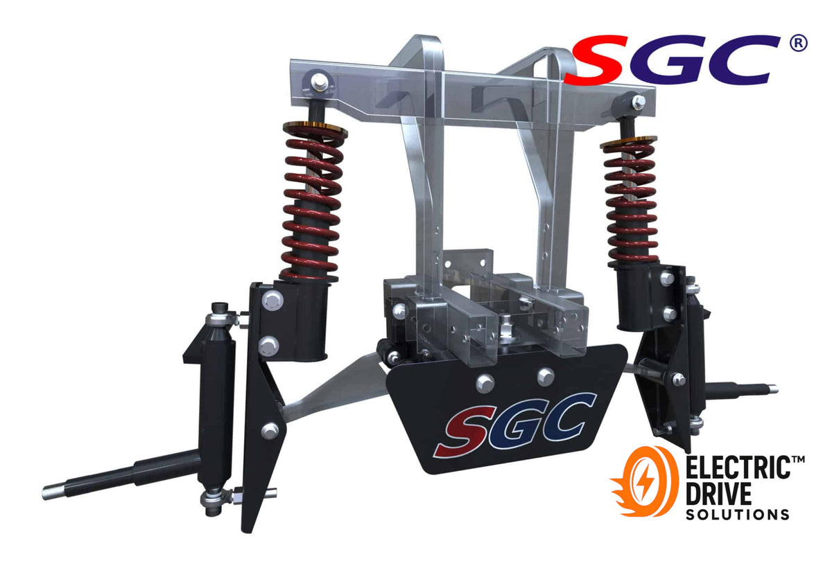 STEELENG Lift Kit, 6-inch Heavy Duty Built-In Coil-Over Shock A-Arm for EZGO RXV (2008-up) — Electric Drive Solutions