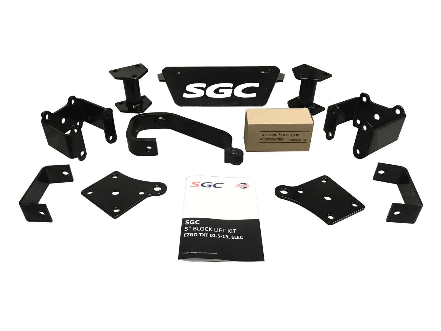 LKTX04 SGC Lift Kit - 5? Block for EZGO TXT/PDS (2001.5-2013) Electric