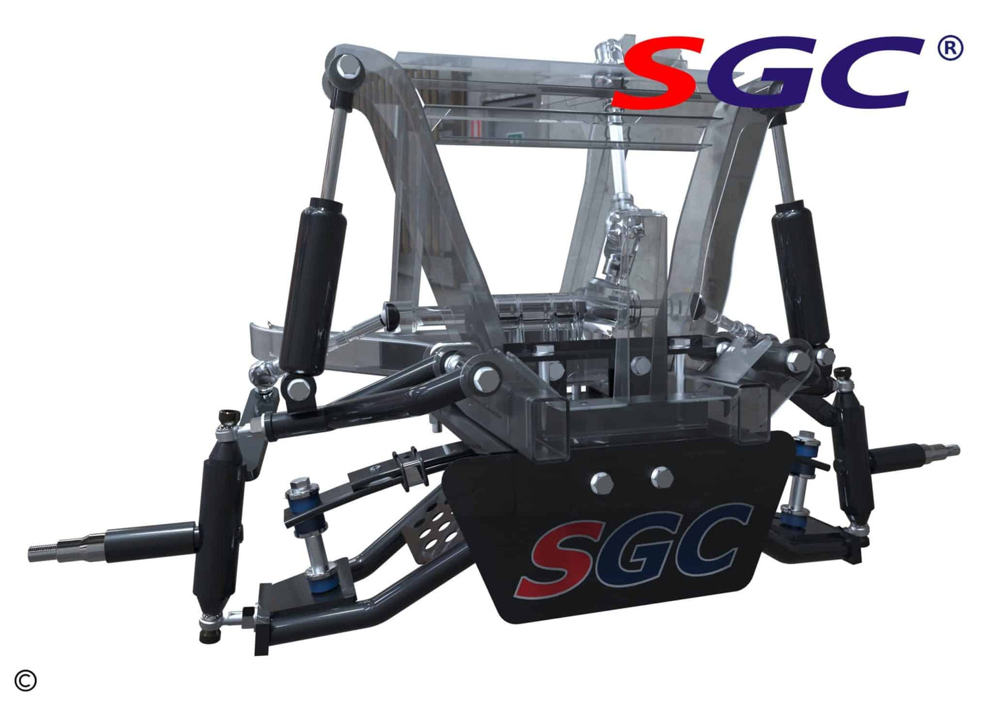 LKYM07 SGC Lift Kit - 4" Heavy Duty Double A-Arm kit for Yamaha G29 (Drive) Electric or Gas