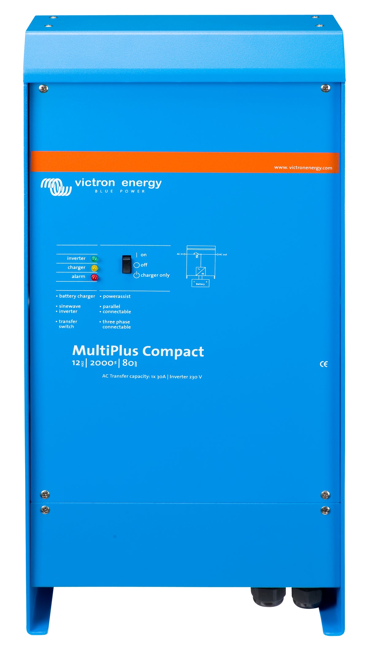 Victron MultiPlus Compact 120Vac 2000VA Output 24Vdc 50A DC Charger - Victron Energy - Image 2