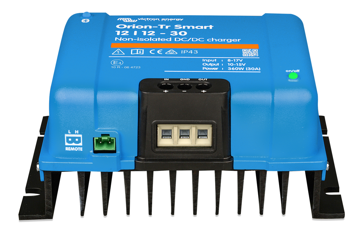 Victron Orion-Tr Smart 12/24-15A Non-isolated DC-DC ch. — Victron OEM alternate angle (SKU ORI122436140)