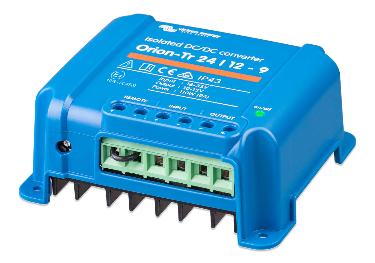 Victron Orion-Tr Smart 12/12-30A (360W) Orion-Tr 24/12-9A (110W) — Victron OEM alternate angle (SKU ORI241210110)