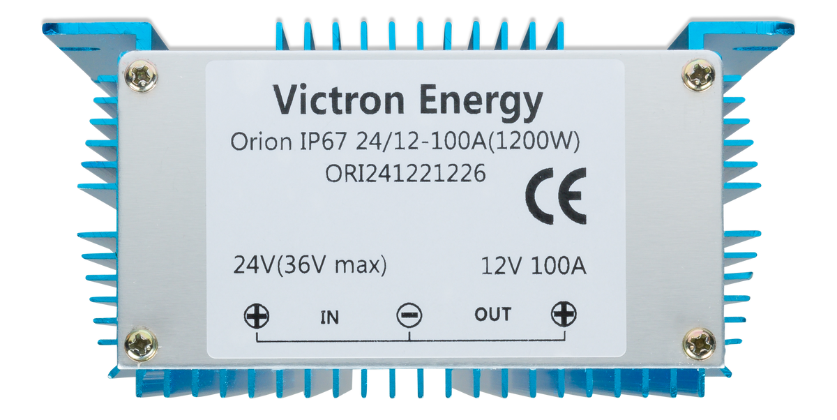 Victron Orion IP67 24/12-100 (1200W) — Victron OEM alternate angle (SKU ORI241221226)