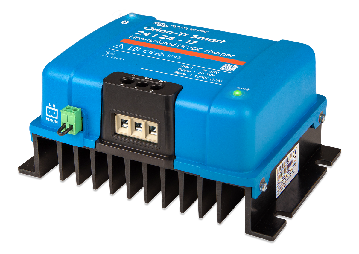 Victron Orion-Tr Smart 24/24-17A Non-isolated DC-DC ch. — Victron OEM alternate angle (SKU ORI242440140)