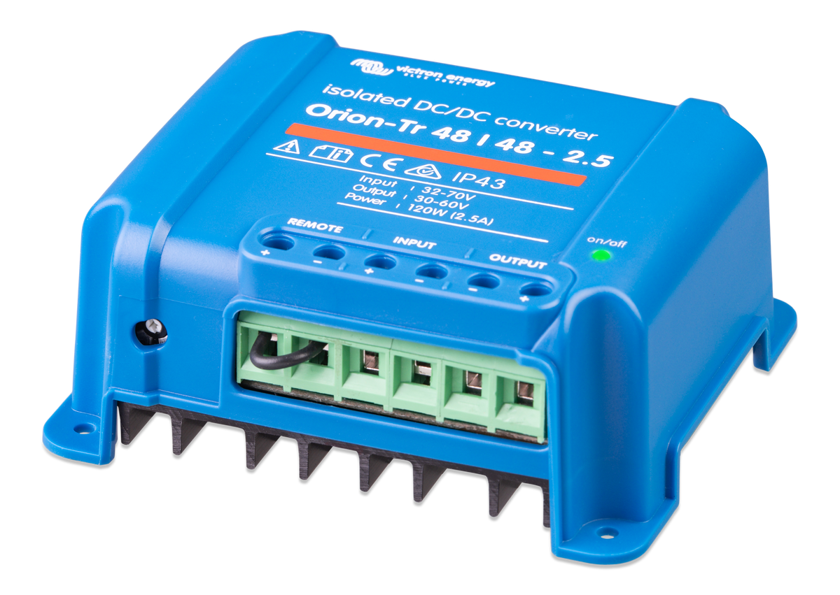 Victron Orion-Tr 48/48-2,5A (120W) — Victron OEM alternate angle (SKU ORI484810110)