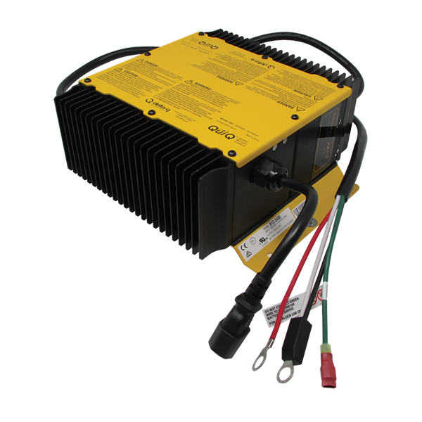 Delta-Q QuiQ Onboard DC Battery Charger for 24V 36V 48V and 72V onboard battery chargers.