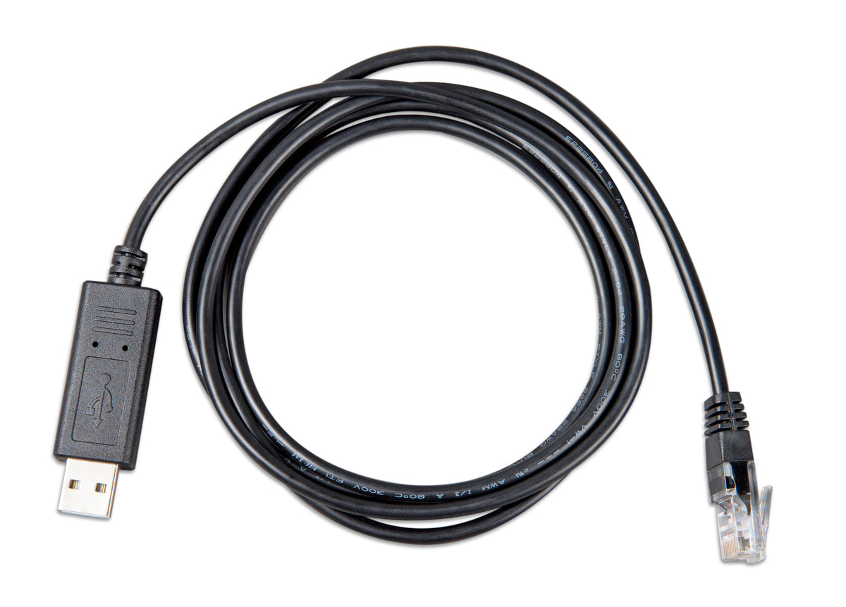Victron BlueSolar PWM-Pro to USB interface cable — Victron OEM product photo (SKU SCC940100200)