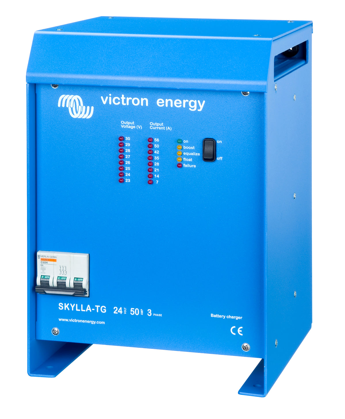 Victron Skylla-TG 24/50 3-phase (1+1) 400V — Victron OEM alternate angle (SKU STG024050300)