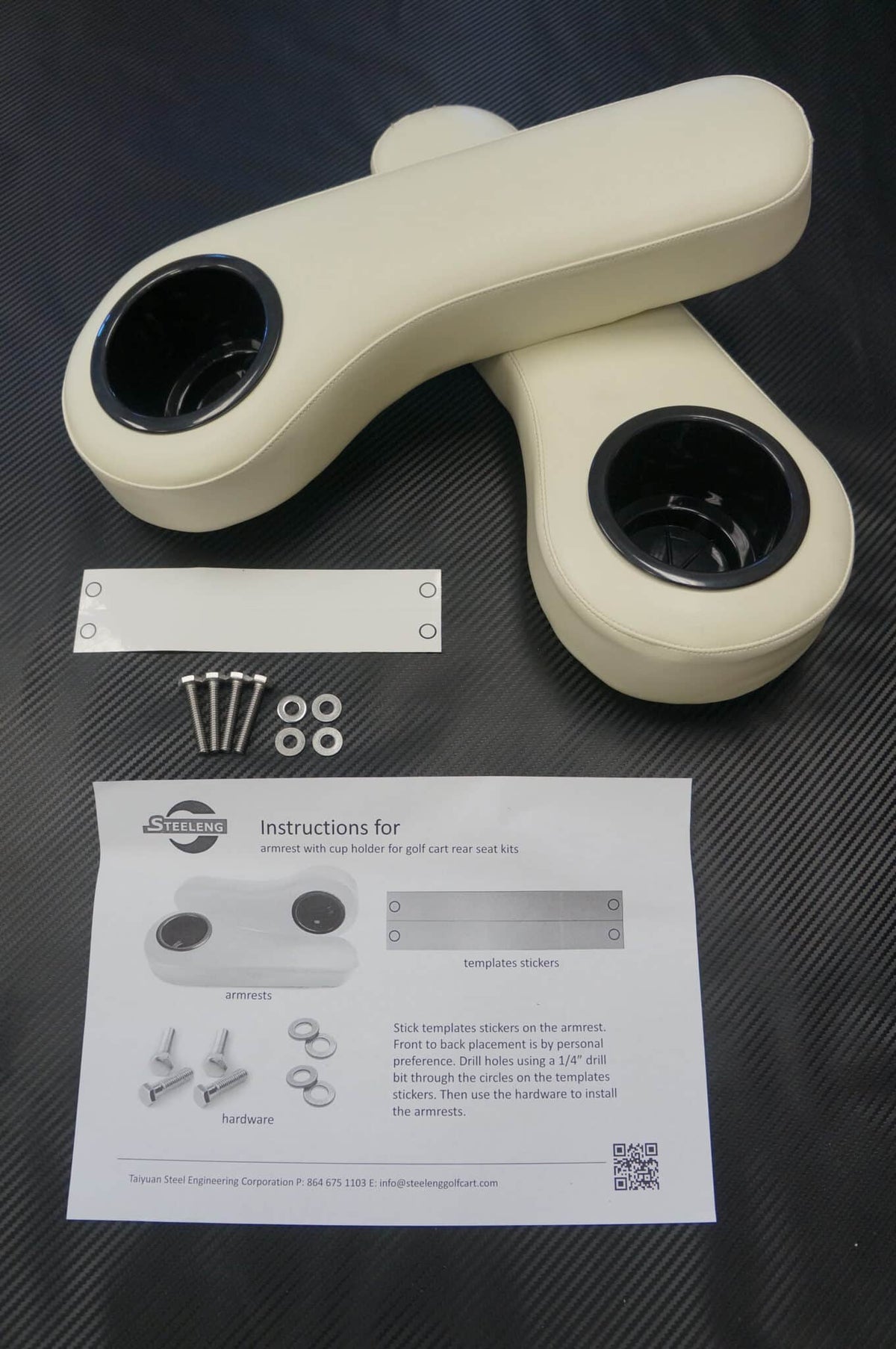STEELENG NOMAD Cushion Set, Pure White — alternate view, part SC0026