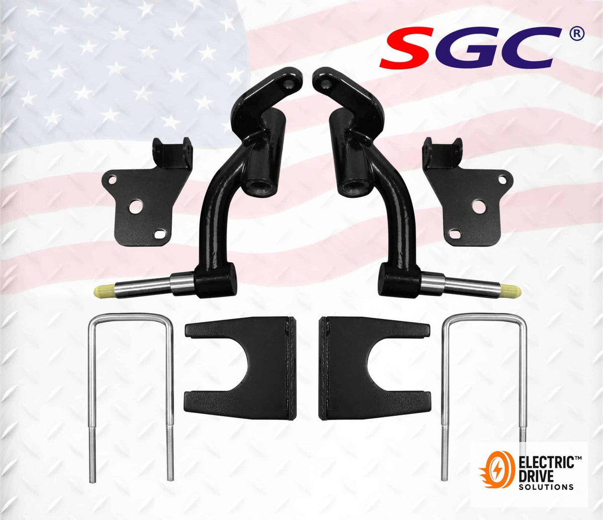 Lift Kit - 6" Spindle Lift Kit for EZGO RXV 2008-2013 Electric only LK โ Electric Drive Solutions