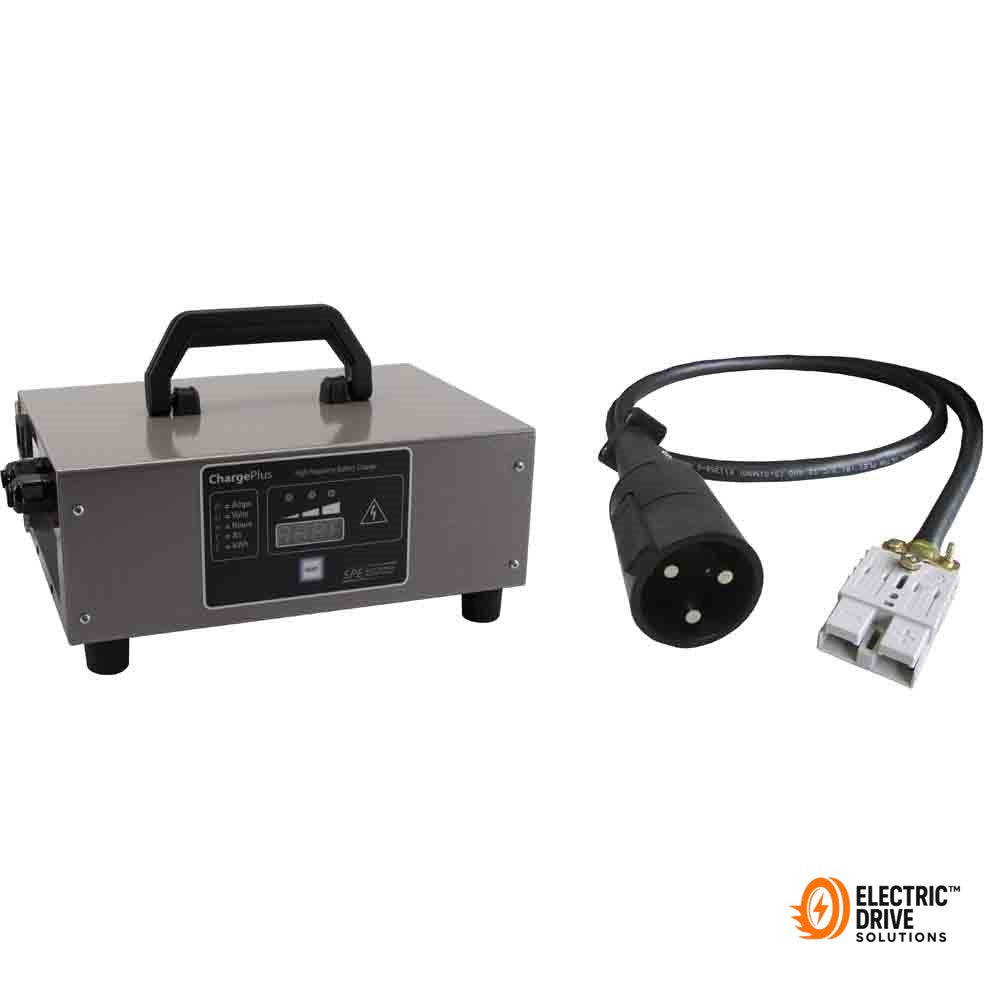 ChargePlus 48V w/ Star Car Pigtail Kit - Lithium CBHF2-STR48LI — Electric Drive Solutions