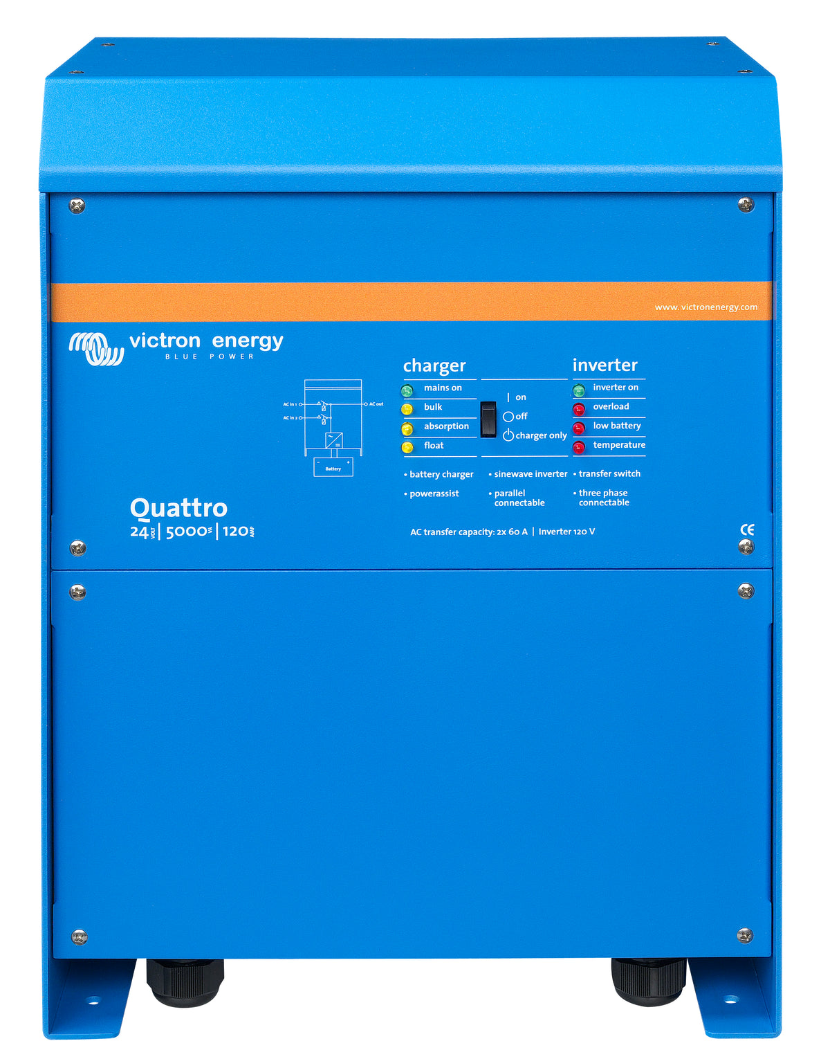 Victron Quattro 24/5000/120-100/100 120V - Victron Energy - Image 2