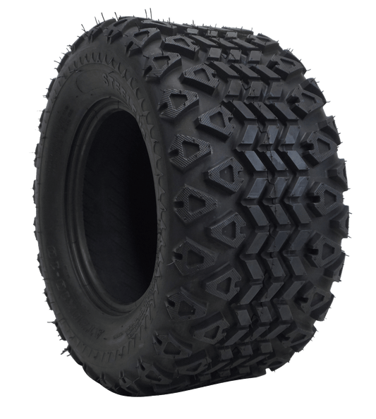 STEELENG 20″×10″-10″ all-terrain golf cart tire, front product view