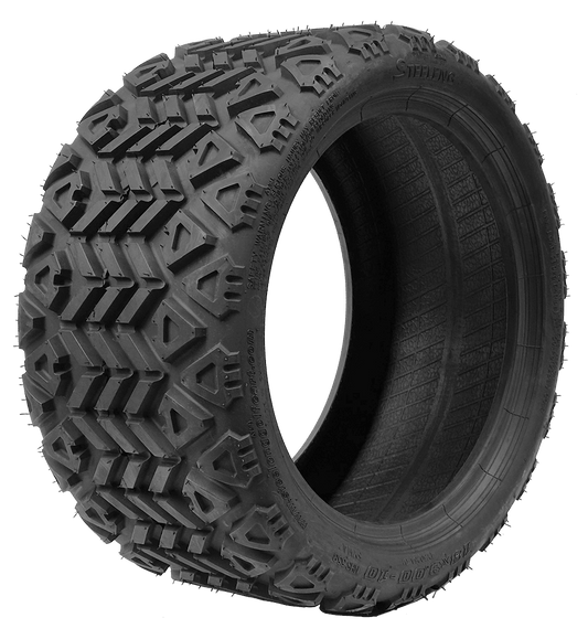 STEELENG 18″×9″-10″ all-terrain golf cart tire DOT, front product view