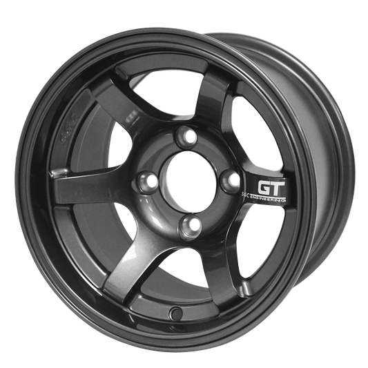 STEELENG 12″ GT Machined/Gunmetal Wheel - Aluminum Alloy — single wheel product photo (SKU WH1211)