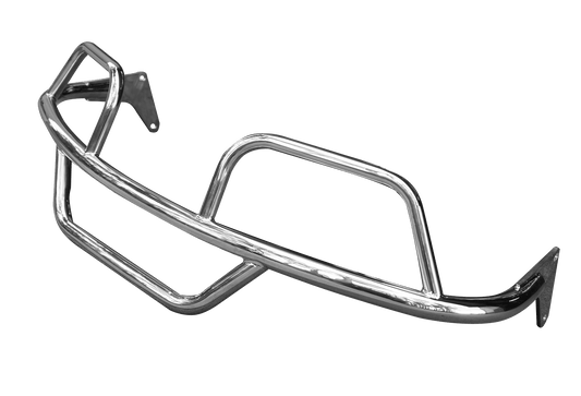 STEELENG SGC Brush Guard Polished SS for EZGO TXT (2014-up) — product view (SKU BGTX03)