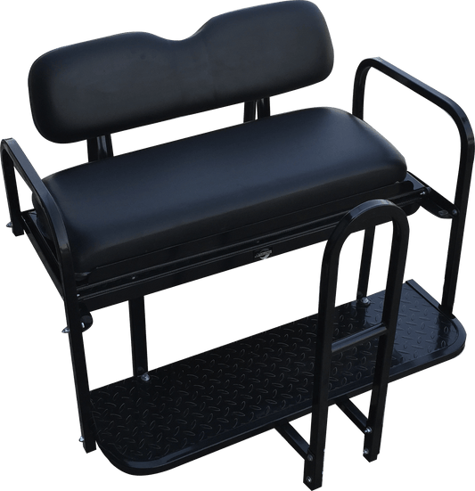 STEELENG NOMAD Rear Flip Seat Frame — Club Car Precedent/Tempo/Onward — product view (SKU SFPR09)