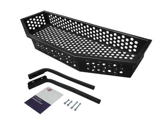 STEELENG SGC Front Clay Basket (Cargo Basket) for Yamaha Drive 2 with Mounting Brackets — product view (SKU CBYM02)