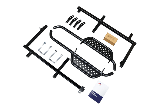 STEELENG SGC Nerf Bars for EZGO RXV (2006-2022) — product view (SKU NBRX01)