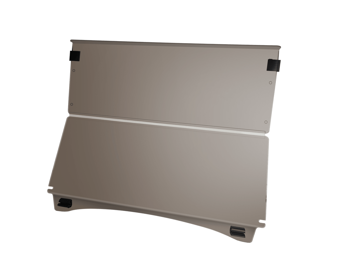 STEELENG Windshield Tinted Foldable for EZGO RXV (2008-2022) — product view (SKU WSRX01)