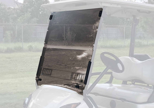 STEELENG MOAB Windshield Tinted Foldable for Yamaha G29 (Drive) — installed / fitment view (SKU WSYM10)