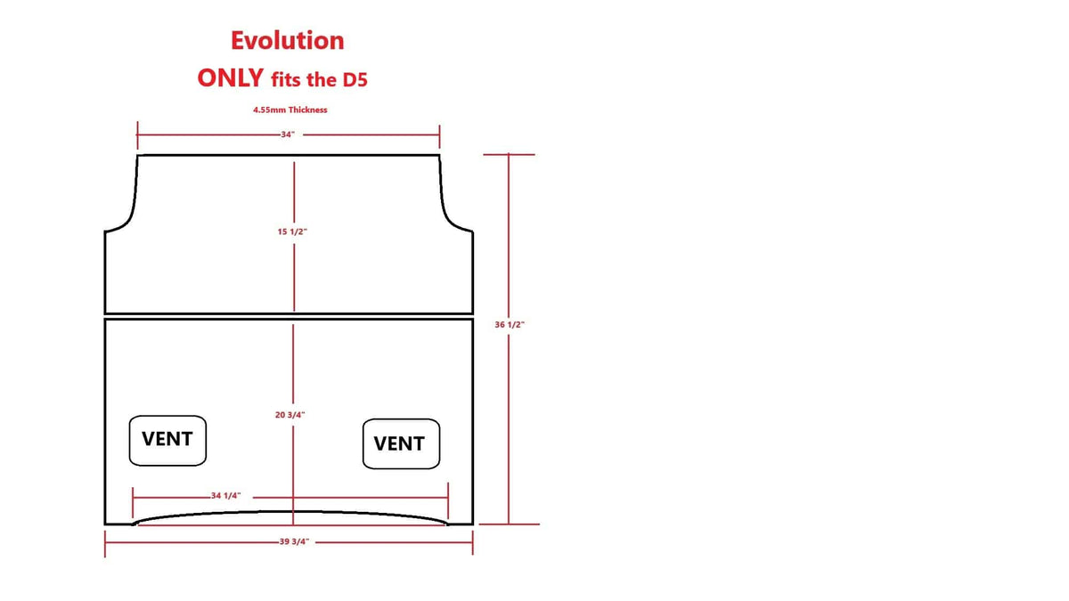 STEELENG MOAB Windshield Tinted Foldable for Evolution D5 — product / detail view (SKU WSEV10)