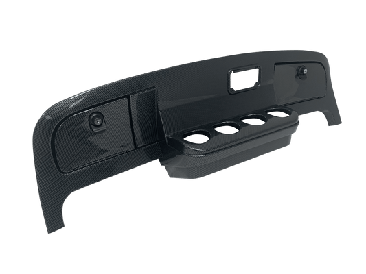 STEELENG EZGO TXT Replacement Carbon Fiber Dashboard w/ Locking Glove Boxes (1996-2013), part DATX01