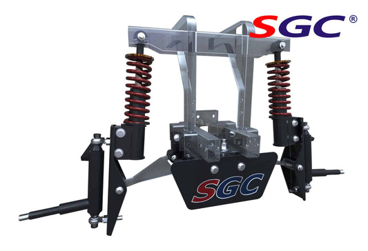 STEELENG Lift Kit, 6-inch Heavy Duty Built-In Coil-Over Shock A-Arm for EZGO RXV (2008-up) Electric/Gas, part LKRX05