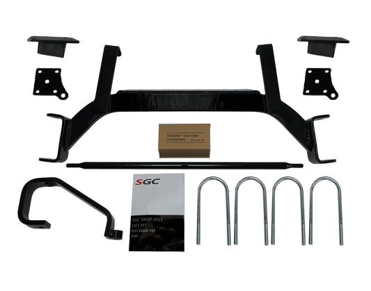 STEELENG Lift Kit, 6-inch Drop Axle kit for EZGO TXT (2008.5-up) Gas, part LKTX13