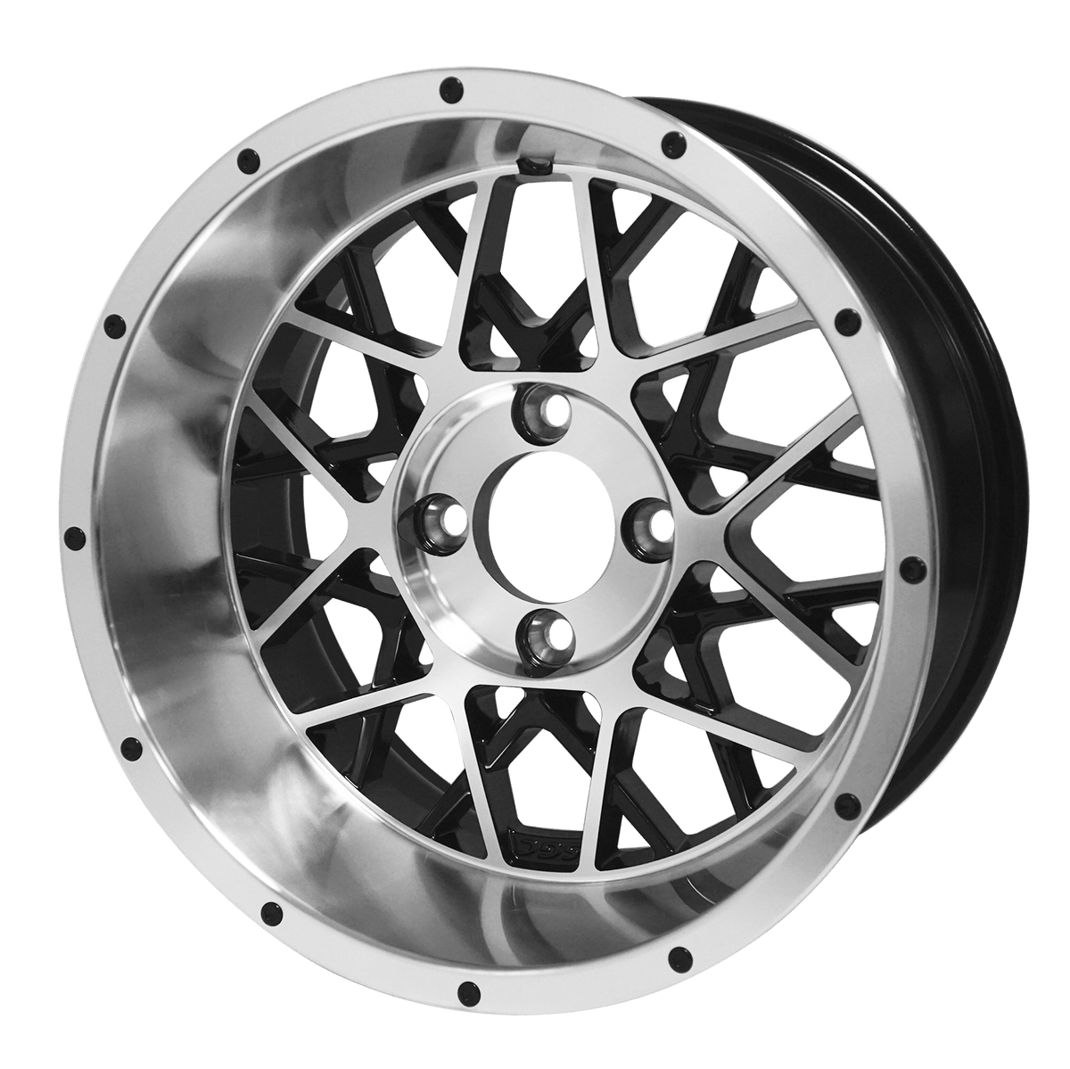 STEELENG 14-inch Venom Machined/Black, Mounted Set of 4, part WH1419