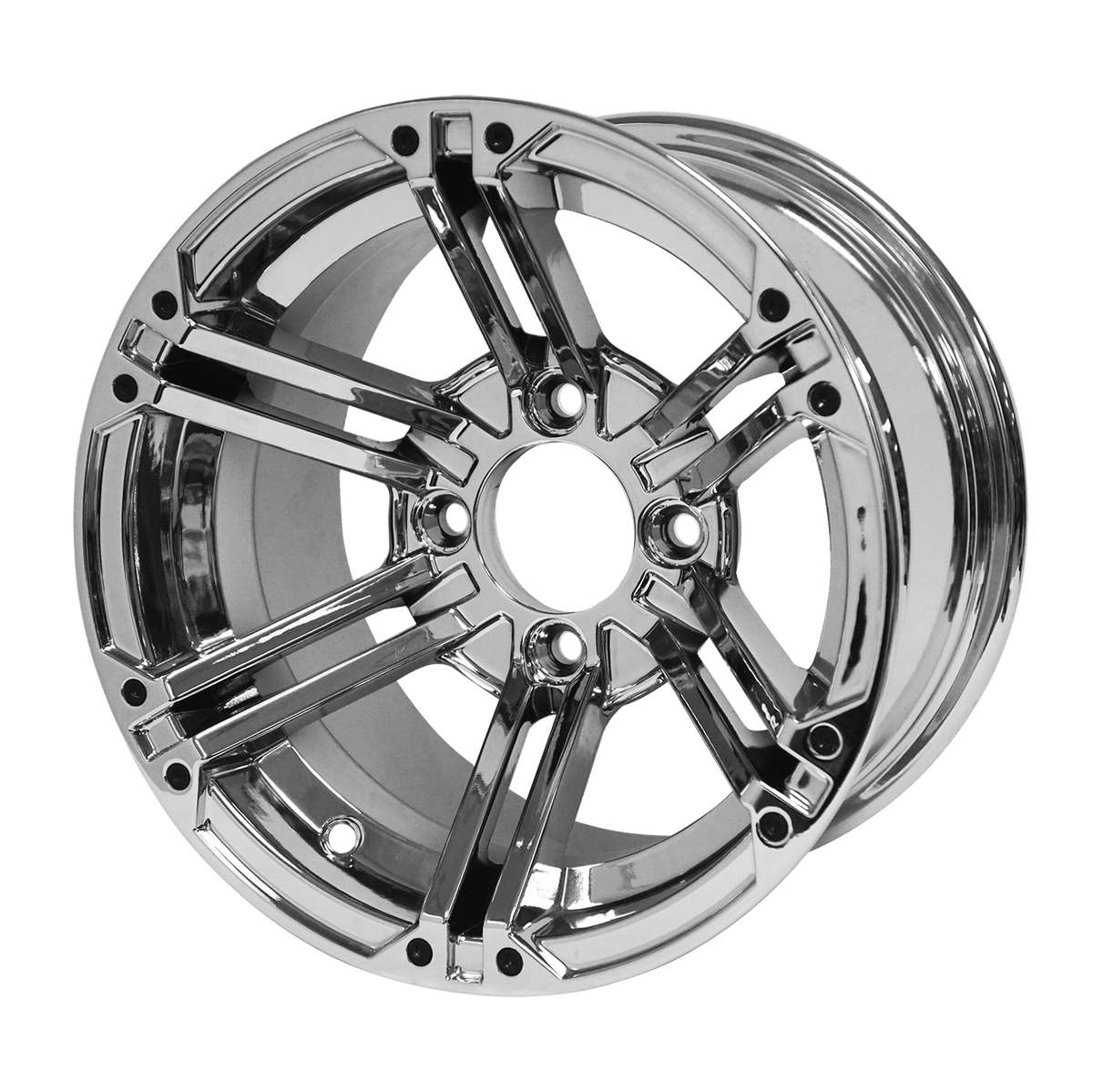 STEELENG 12-inch Terminator Chrome, Mounted Set of 4, part WH1237
