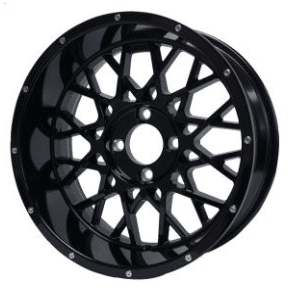 STEELENG 15-inch Venom Wheel, Glossy Black, Mounted Set of 4, part WH1504