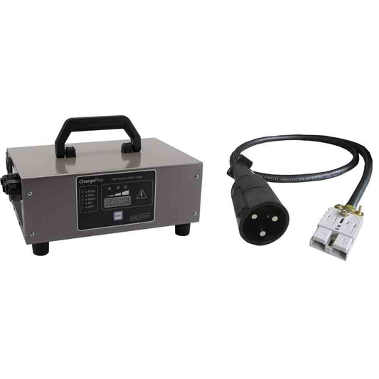 ChargePlus 48V w/ Star Car Pigtail Kit - Lithium 24-CBHF2-STR48LI — Electric Drive Solutions