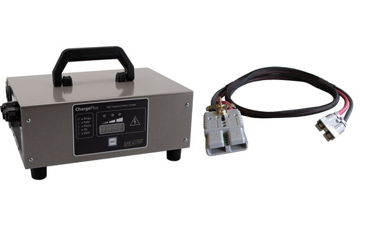 ChargePlus 48V 20A Charger w/Gray SB175 Pigtail Kit 24-CBHF2175DC48 — Electric Drive Solutions