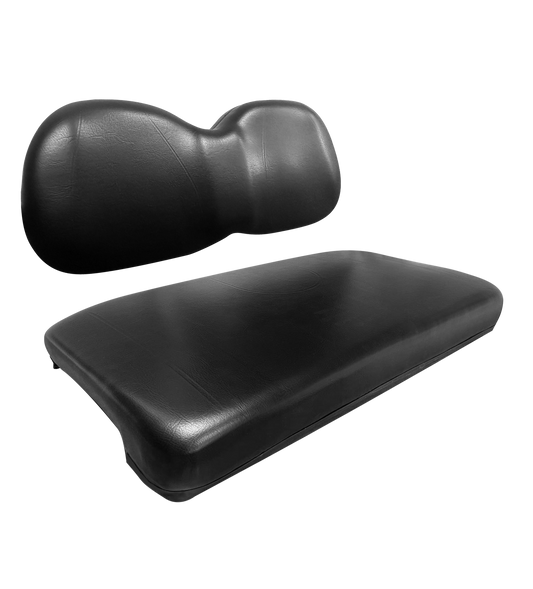 STEELENG KOZIP Basic Cushion Set Front Seat for Club Car DS (2000.5-up), Black, part SCDS06