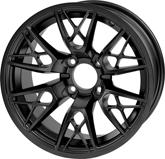 STEELENG 14-inch Saber Matte Black, Mounted Set of 4, part WH1442