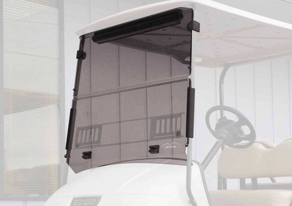 STEELENG MOAB Vented Windshield Tinted Foldable for EZGO TXT (1994-2013) — second view, part WSTX09