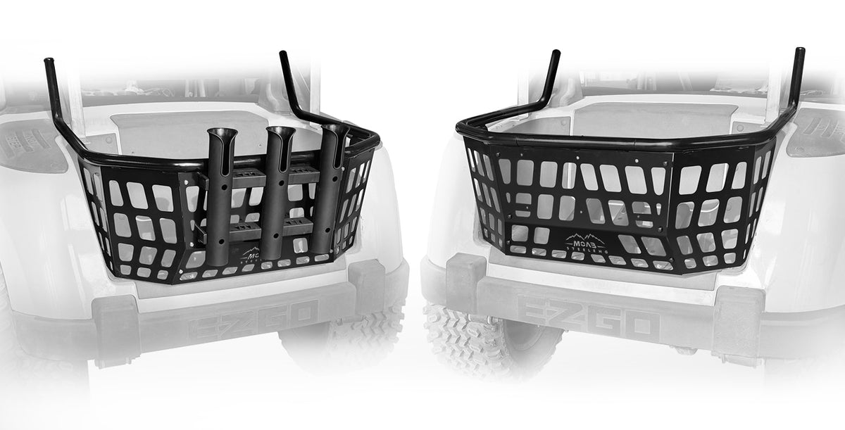 STEELENG Rear Cargo Basket for EZGO RXV, part CBRX02