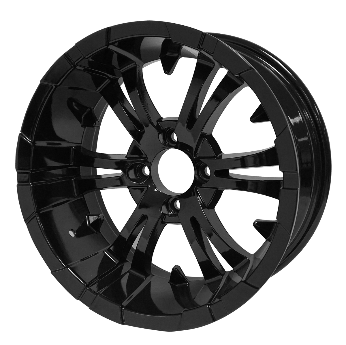 STEELENG 14-inch Vampire Glossy Black, Mounted Set of 4, part WH1414
