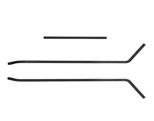 STEELENG Front Roof Supports OEM Version for EZGO TXT 3/4-inch, part RSTX02